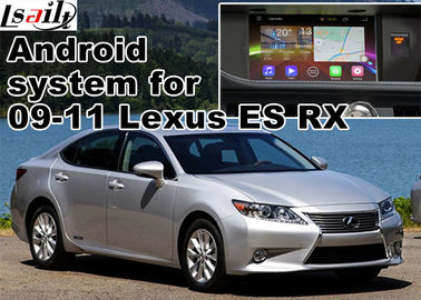 لكزس ES RX NX IS نظام ملاحة GPS للسيارة مع شاشة عرض خلفية تعمل باللمس وشاشة عرض فيديو تلفزيون Android 5.1