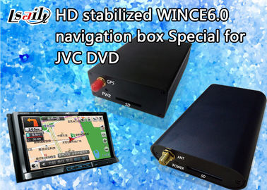 صندوق ملاحة السيارة 800 * 480 JVC مع بلوتوث / صوت ستيريو / مشغل DVD / FM MP3 MP4