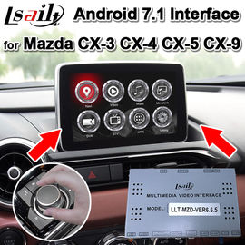 عرض صورتين لواجهة Android Auto لعام 2013-19 Mazda CX-3CX-4 CX-5 CX-9