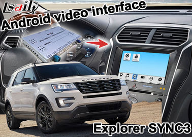 صندوق ملاحة GPS للسيارة يعمل بنظام Android لـ Explorer SYNC 3 3GB RAM اختياري carplay android auto