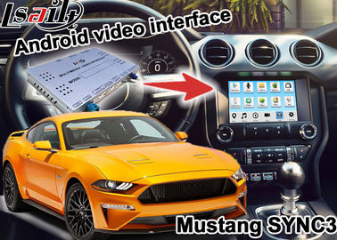صندوق التنقل Mustang SYNC 3 Android GPS WIFI BT تطبيقات Google واجهة الفيديو اللاسلكية carplay