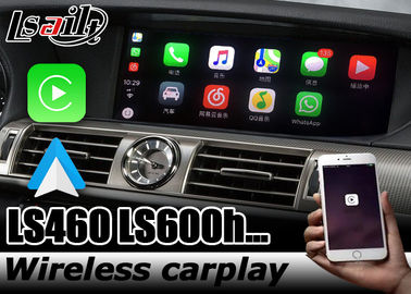 ترقية كاربلاي لاسلكي لكزس LS600h LS460 2012-2016 12 عرض android auto youtube play بواسطة Lsailt