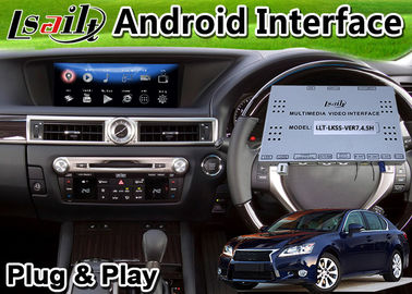 4 + 64 جيجابايت Lsailt Android Car Video Interface لكزس GS250 GS 250 2012-2015 GPS للملاحة