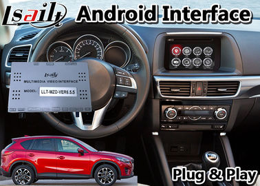 Lsailt Android Car Video Interface لمازدا CX-5 2015-2017 موديل مع نظام ملاحة GPS لاسلكي كاربلاي 32 جيجابايت ROM