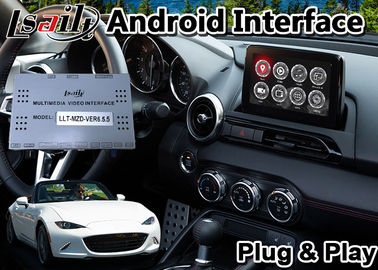 Lsailt Android Navigation Video Interface لنظام Mazda MX-5 CX-9 MZD Connect with Wireless Carplay android auto