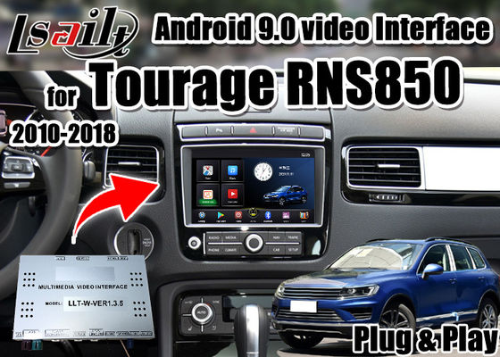 Lsailt CarPlay &amp; Android واجهة فيديو الوسائط المتعددة لـ Tourage RNS850 2010-2018 تدعم YouTube و google Play