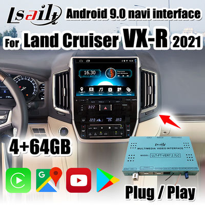 تتضمن واجهة الوسائط المتعددة PX6 CarPlay / Android Android Auto و YouTube for Land Cruiser 2020-2021 VX-R