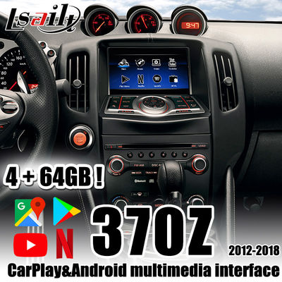 واجهة HDMI 4G Android Auto مع CarPlay و YouTube و Google Play و NetFlix لنيسان باترول 370Z كويست
