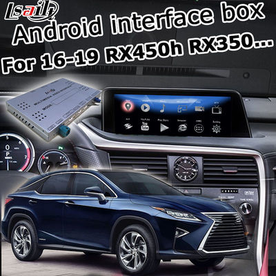 RX350 RX450h Lexus Video Interface إصدار 16-19 إصدار 4GB RAM 4GB Android carplay Navigation Box