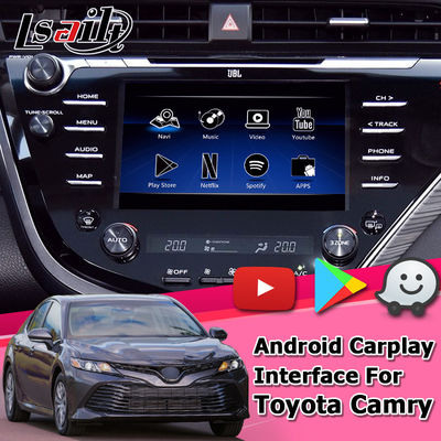 شاشة لمس Carplay android auto Video Interface Toyota Camry Bluetooth Wifi USB
