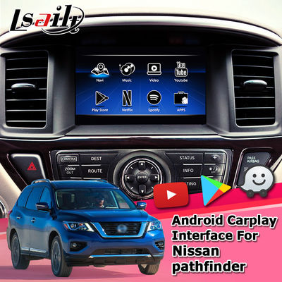 نيسان باثفايندر Andorid Carplay android نظام ملاحة آلي ، تشغيل فيديو ملاحة عبر الإنترنت