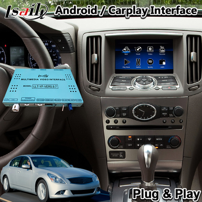 Lsailt Android Carplay Multimedia Video Interface لسيارة إنفينيتي G25 G35 G37