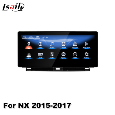 Lsailt 10.25 بوصة سيارة الوسائط المتعددة Carplay السيارات شاشة أندرويد لكزس NX NX200T NX300 NX300h