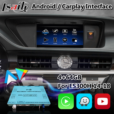 Lsailt Wireless Apple Carplay &amp; Android Auto تكامل OEM لكزس ES350 ES300H ES250