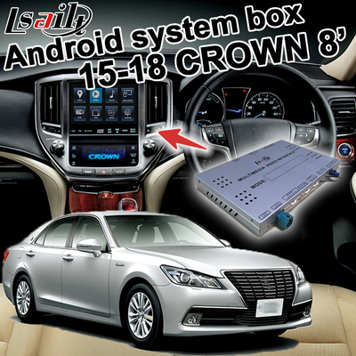 Toyota Crown S210 AWS215 GWS214 android واجهة الوسائط المتعددة اللاسلكية carplay android حل تلقائي مع إضافة راديو FM