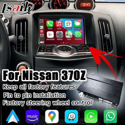 Lsailt Wireless Carplay Android Auto Interface لنيسان 370z Fairlady Z IT08 08IT تشمل المواصفات اليابانية