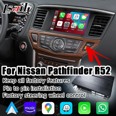 Lsailt Wireless Carplay Android Auto Interface لنيسان باثفايندر R52 IT08 08IT