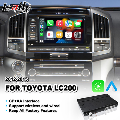 واجهة تويوتا اللاسلكية Carplay لسيارة لاند كروزر LC200 200 2012-2015 من Lsailt