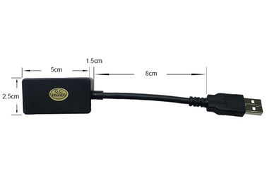 إشارة الصوت Aux إلى محول USB اللون الأسود لجميع طرازات السيارات بدون Aux