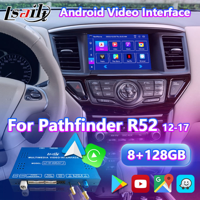 Lsailt Android Video Interface لنيسان باثفايندر R52 مع Wireless Carplay Android Auto