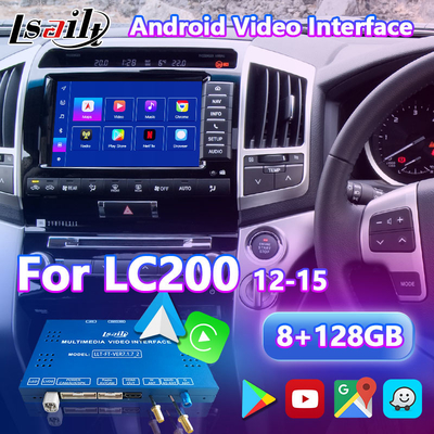 واجهة فيديو الوسائط المتعددة بنظام Android من Lsailt لسيارات تويوتا لاند كروزر LC 200 V8 LC200 موديلات 2012-2015