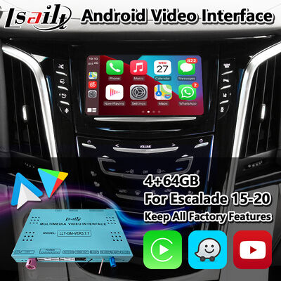 واجهة الفيديو لـ Lsailt Android Carplay لنظام CUE Cadillac Escalade 2015-2020