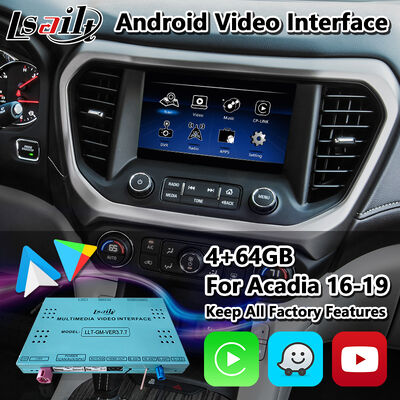 واجهة Lsailt Android Carplay لسيارة GMC Acadia موديل 2016-2019 بنظام Intellilink