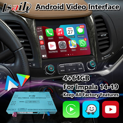 واجهة الوسائط المتعددة Android من Lsailt لنظام Chevrolet Impala Mylink مع Carplay