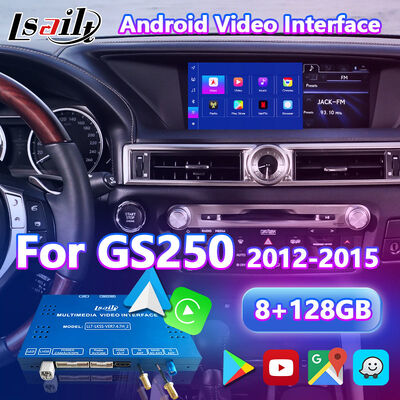 واجهة الفيديو لسيارات أندرويد لليكسوس GS250 GS350 GS450h GS300h GS L10 2012-2015