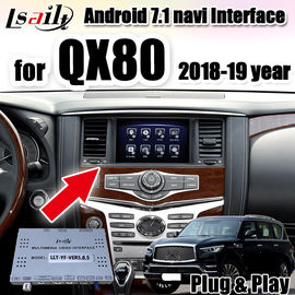 واجهة راديو السيارة Android Auto Interface لـ Infinite QX80 2018-2019 مع 3G RAM ، 32G ROM ، android auto