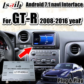 واجهة Android Auto لـ GT-R 2008-2016 مع نظام ملاحة Android 7.1 ، كاربلاي لاسلكي من Lsailt
