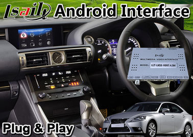 Lsailt Android واجهة فيديو الوسائط المتعددة لكزس IS350 IS مع التحكم بالماوس 13-16 نموذج Carplay GPS Navigator
