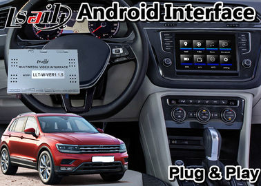 Lsailt Android 9.0 Volkswagen Video Interface لـ VW tiguan Car GPS Navigation Youtube Google
