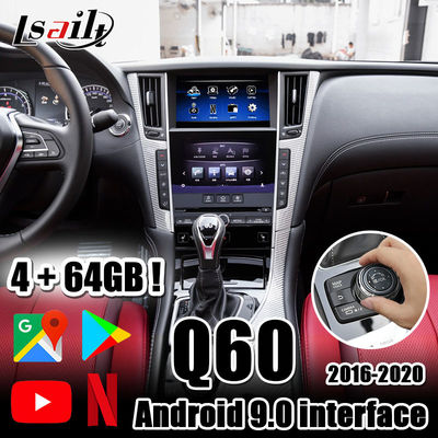 Lsailt 4GB CarPlay / Android Auto Interface مع Android auto و YouTube و Netflix و Yandex for Infiniti 2016-now Q50 Q60