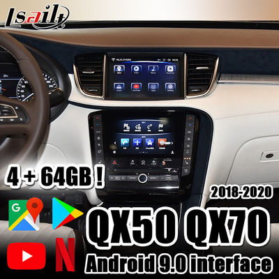 Lsailt PX6 4GB CarPlay &amp; Android Auto interface with Netflix، YouTube، Android Auto for 2018-now Infiniti QX50 QX70