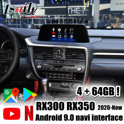 نظام الوسائط المتعددة CarPlay / Android تدعم واجهة فيديو لكزس لتشغيل فيديو 4K HD والكاميرات الخلفية لـ RX300h RX350