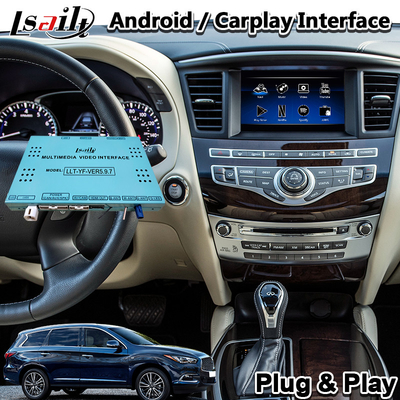 إنفينيتي QX60 Android Carplay Multimedia Video Interface Car GPS Navigation Box