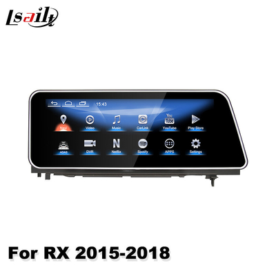 Lsailt 12.3 بوصة شاشة أندرويد للسيارة متعددة الوسائط كاربلاي لكزس RX350 RX450H RX200T RX