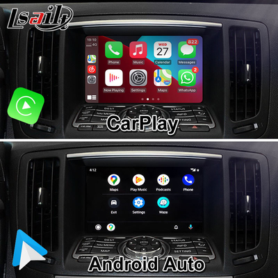 Lsailt Android Car Multimedia Display RK3399 وحدة المعالجة المركزية لإنفينيتي G25 G35 G37 2010-2017