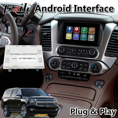 Lsailt Android Video Interface لسيارة شيفروليه سوبربان Carplay Navi Multimedia GPS Navigation