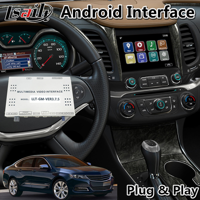 واجهة Lsailt Android Carplay للوسائط المتعددة لسيارة شيفروليه إمبالا كولورادو تاهو مع نظام أندرويد أوتو اللاسلكي