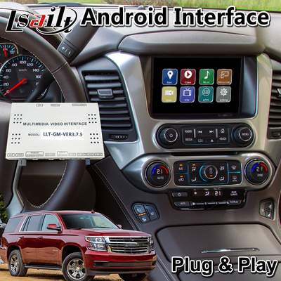 Lsailt 4 + 4GB Android Carplay Interface لسيارة شيفروليه تاهو 2015 مع نظام أندرويد أوتو اللاسلكي