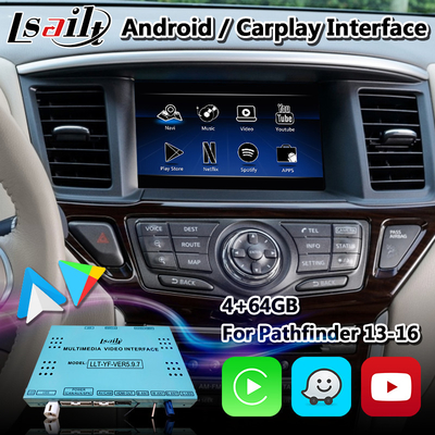 واجهة فيديو Android لنيسان باثفايندر R52 Carplay
