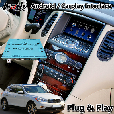 Lsailt Android واجهة فيديو الوسائط المتعددة لـ Infiniti EX35 مع Wireless Carplay android auto