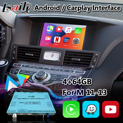 صندوق واجهة Lsailt Android Carplay لـ Infiniti M37S M37 مع نظام Android Auto اللاسلكي