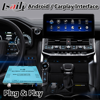 Android 10 Car Play Interface LVDS شاشة رقمية ملاحة GPS للوسائط المتعددة
