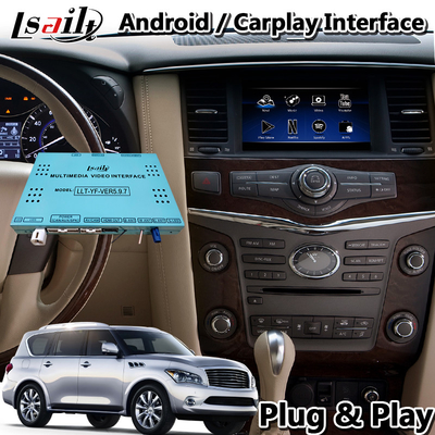 Lsailt Wireless Carplay Android Carplay Interface لسيارة إنفينيتي QX56 2010-2013 سنة