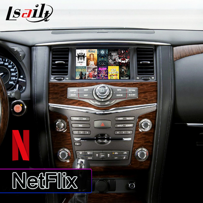 شاشة Lsailt Car Multimedia لسيارة نيسان باترول Y62 2011-2017 مع نظام تشغيل أندرويد أوتو لاسلكي