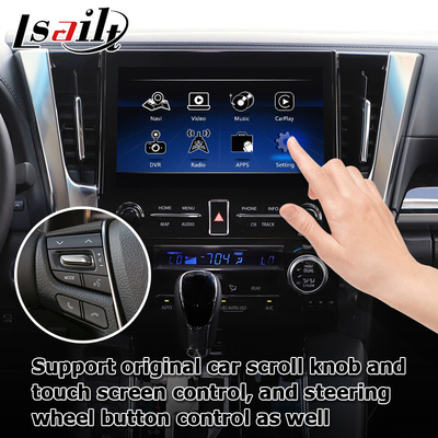 واجهة الوسائط المتعددة اللاسلكية carplay من Android لسيارات Toyota Alphard Vellfire JBL