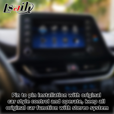 تويوتا C-HR CHR واجهة الوسائط المتعددة أندرويد 13 مع أندرويد لاسلكي أوتو carplay